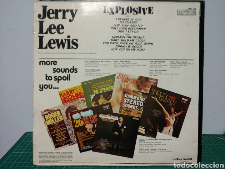 Discos de vinilo: Jerry Lee Lewis - Explosive (LP, Album) - Foto 2