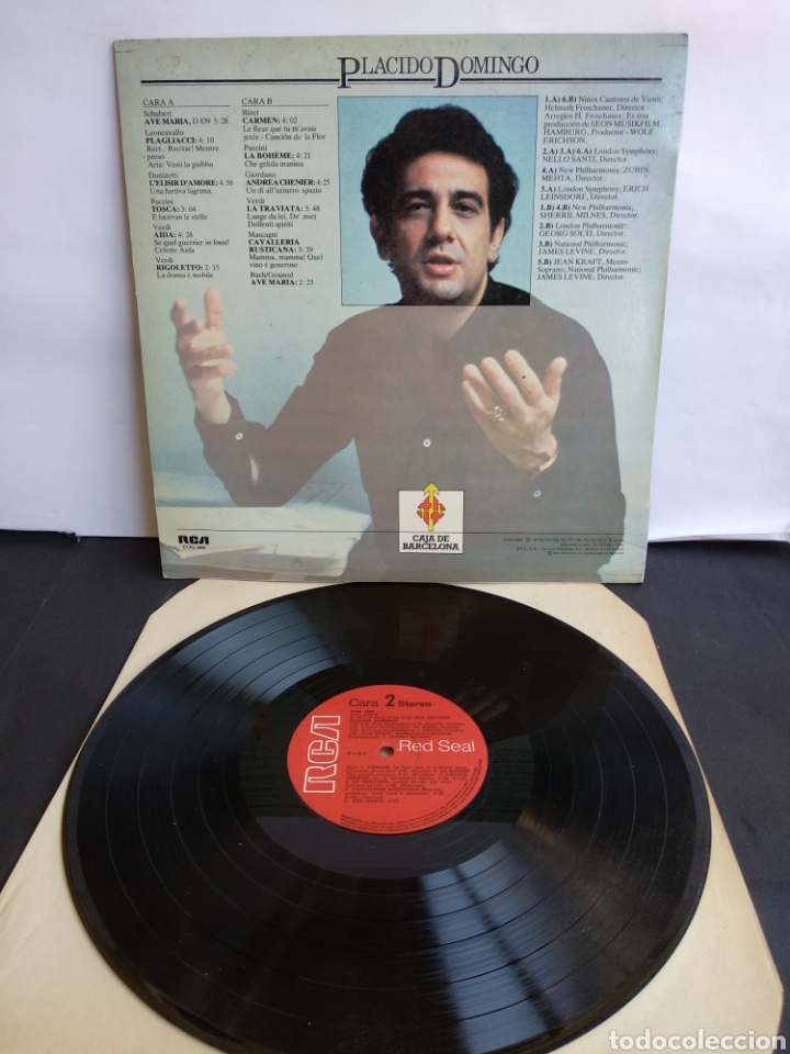 Discos de vinilo: *PLACIDO DOMINGO. SPAIN. RCA. 1982 - Foto 2