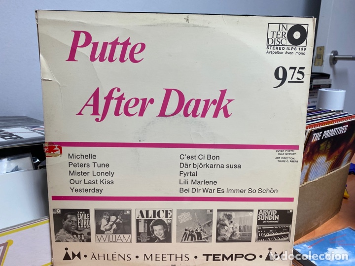 Discos de vinilo: Putte Wickman - Putte After Dark (LP, Album) - Foto 2