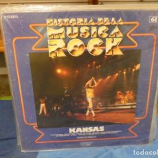 Dischi in vinile: EXPRO LP HISTORIA DE LA MUSICA ROCK ORBIS 61 KANSAS MUY BUEN ESTADO DE DISCO