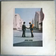 Discos de vinilo: PINK FLOYD. WISH YOU WERE HERE. EMI-HARVEST SHVL 814, UK 1975 LP + ENCARTE