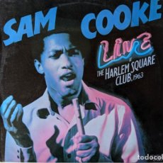 Discos de vinilo: SAN COOKE - LIVE AT THE HARLEM SQUARE CLUB, 1963 - LP VINILO RARO. Lote 350246684