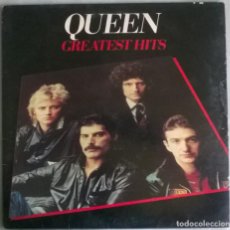 Discos de vinilo: QUEEN. GREATEST HITS. EMI (EMTV30, 0C 062-78 041), UK 1981 LP + ENCARTE
