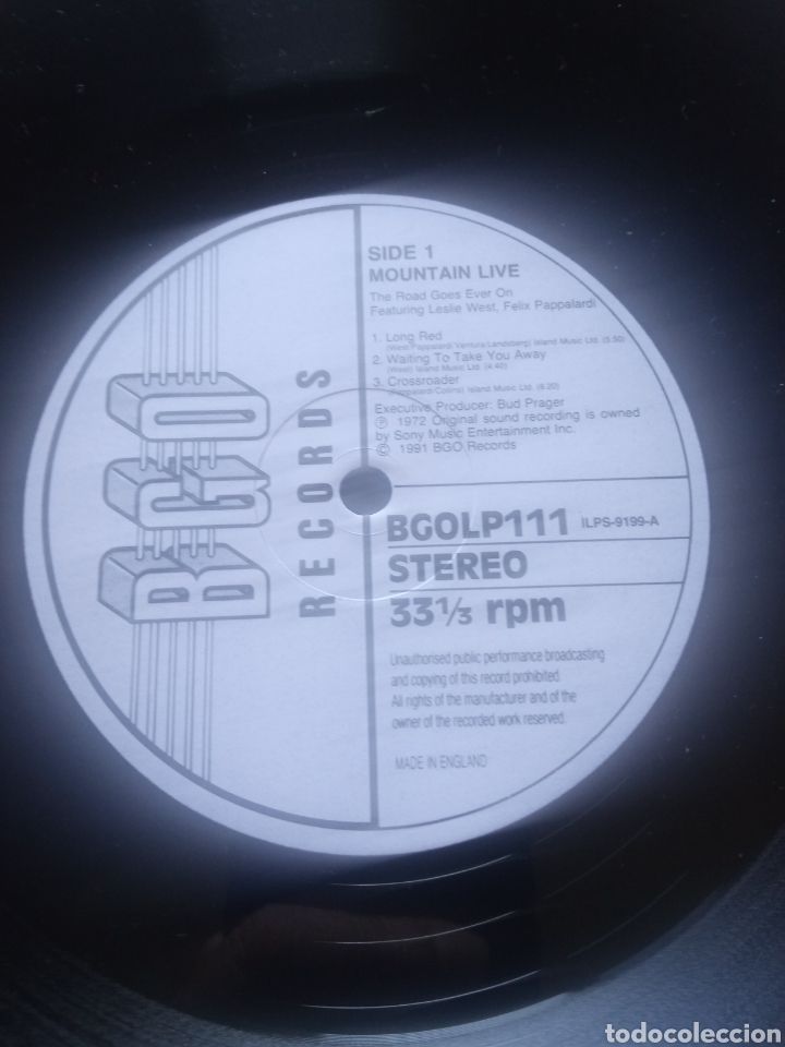 Discos de vinilo: Mountain - Live Mountain . - Foto 3