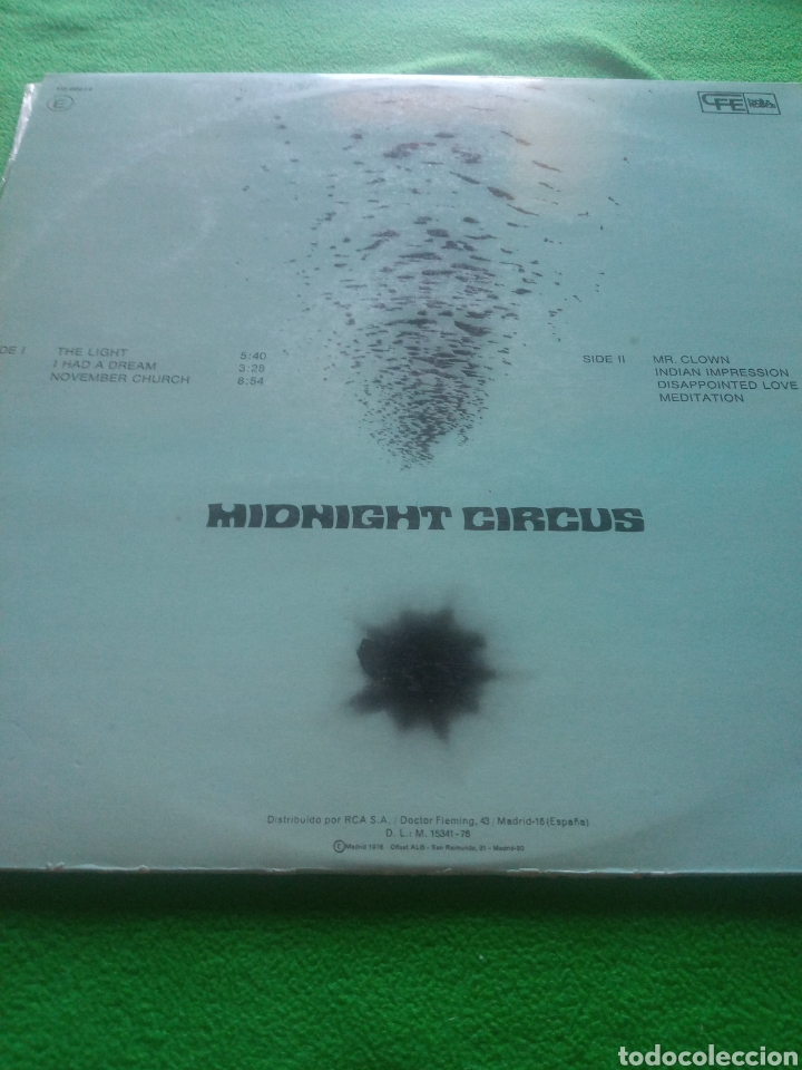 Discos de vinilo: Midnight Circus - Same - Foto 2
