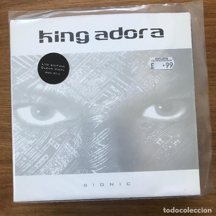 Discos de vinilo: KING ADORA - BIONIC - SINGLE SUPERIOR QUALITY UK 2001 - Foto 1