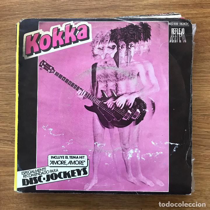 Discos de vinilo: KOKKA - AMORE AMORE - SINGLE REFLEJO 1979 - Foto 1