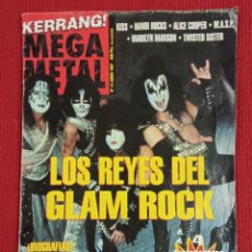 Discos de vinilo: REVISTA KERRANG MEGA METAL - LOS REYES DEL CLAM ROCK N 14 HEAVY JUNIO 1997. Lote 350309569
