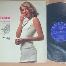 Discos de vinilo: LA NUEVA BANDA DE SANTISTEBAN - SABOR A FRESA - EDICION ORIGINAL BELTER 1971 - LP MEGA RARO. Lote 350312679