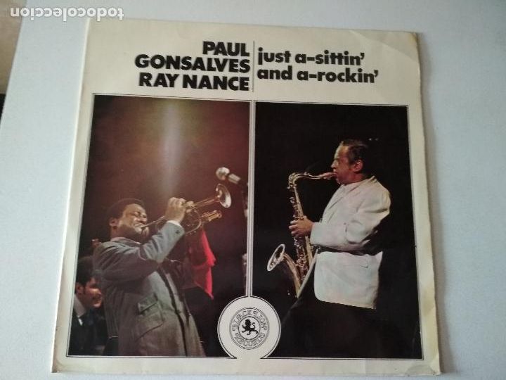 Dischi in vinile: paul gonsalves ray nance, just a-sittin and a-rockin