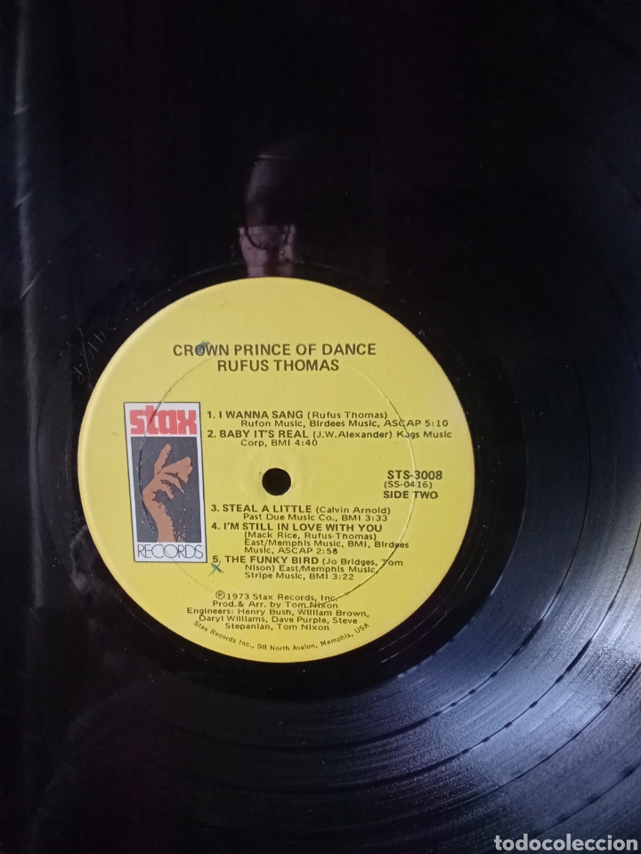 Discos de vinilo: RUFUS THOMAS STAX Records 1973 USA - Foto 5