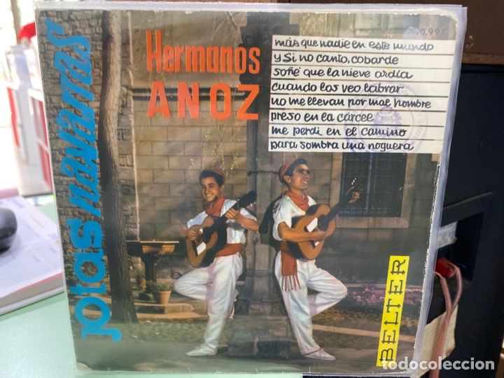 Discos de vinilo: Hermanos Anoz - Jotas Navarras (7&rdquo;, EP) - Foto 1