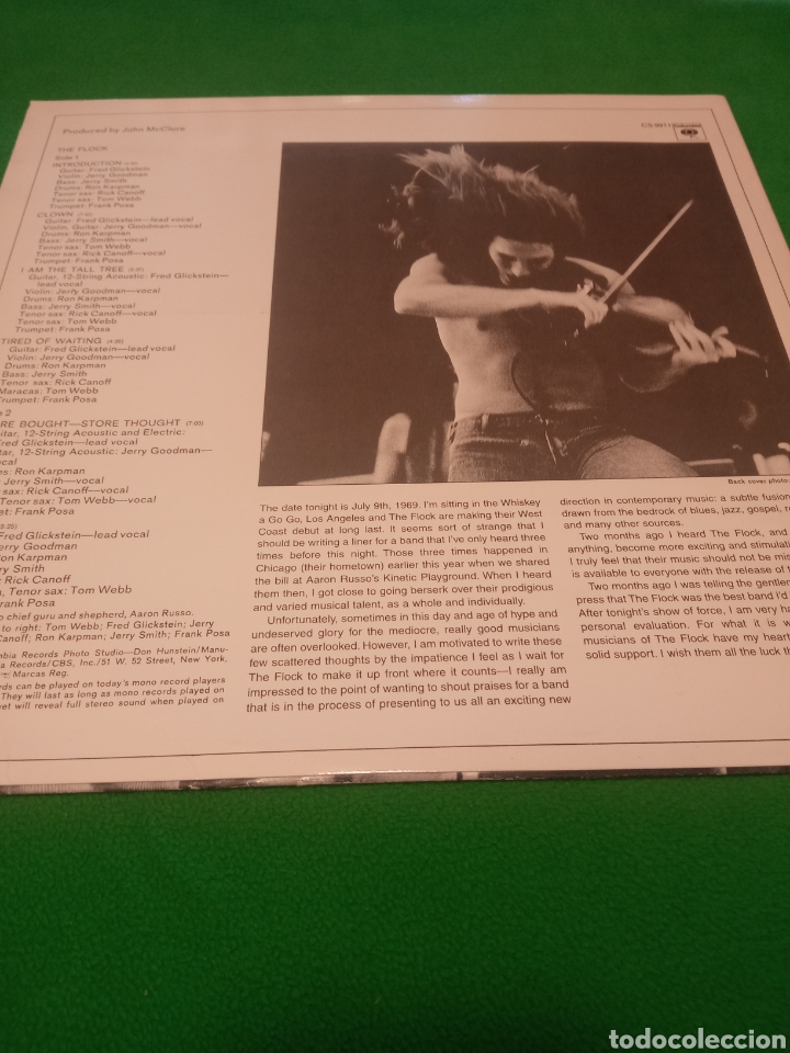 Discos de vinilo: The Flock - Same Vinilo Lp - Foto 2