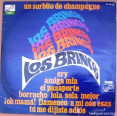 Discos de vinilo: LOS BRINCOS (UN SORBITO DE CHAMPAGNE) LP 1975. Lote 350352854