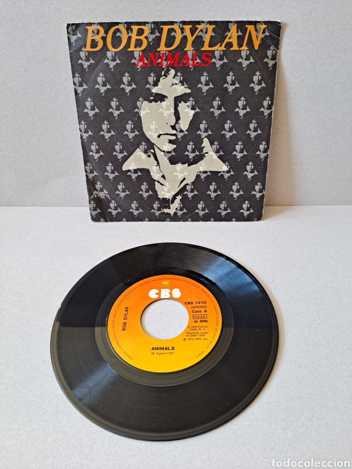 Discos de vinilo: ANIMALS DE BOB DYLAN-SINGLE-DISCO-VINILO - Foto 1
