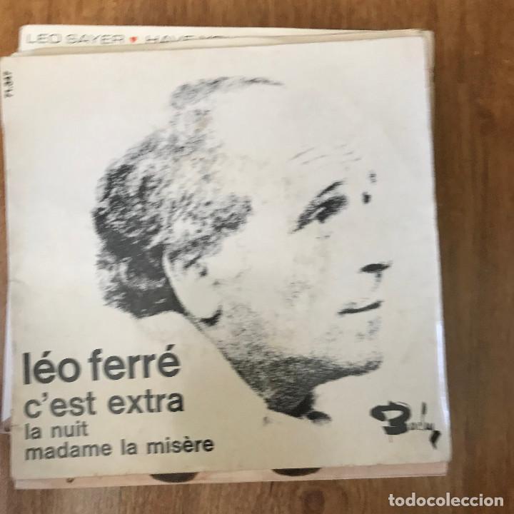 Discos de vinilo: LEO FERRE - CEST EXTRA + 2 - EP BARCLAY FRANCIA 1969 - Foto 1