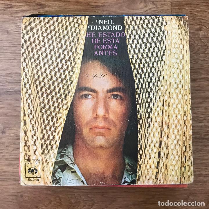 Discos de vinilo: NEIL DIAMOND - IVE BEEN THIS WAY BEFORE - SINGLE CBS 1975 - Foto 1