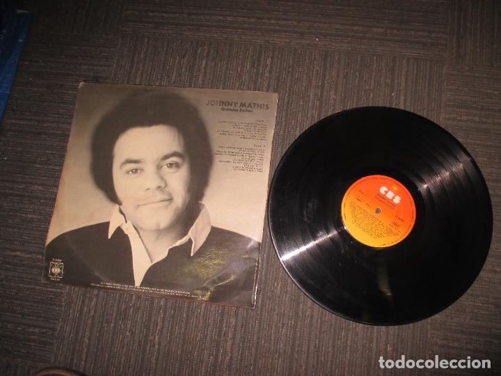 Discos de vinilo: JOHNNY MATHIS - GRANDES EXITOS - SPAIN - CBS - IBL - - Foto 2