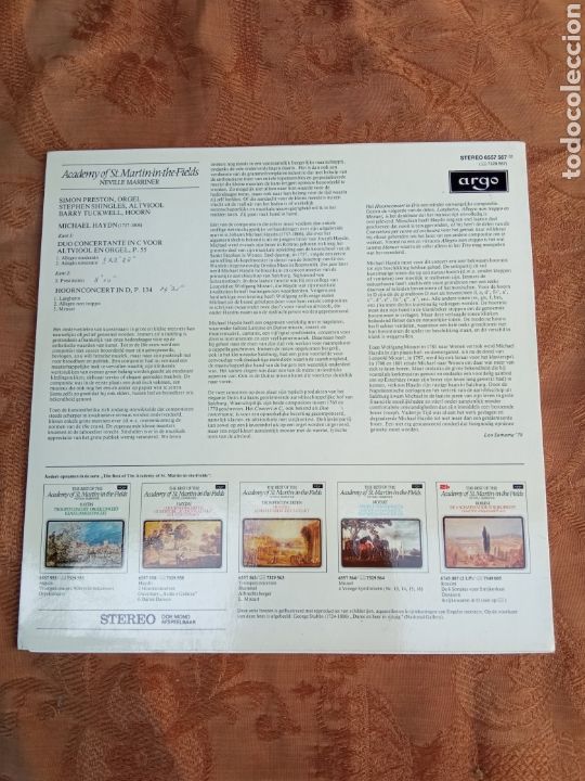 Discos de vinilo: MICHAEL HAYDN - Foto 2