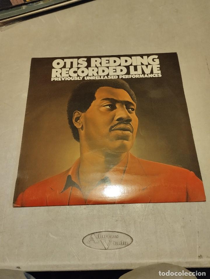 Discos de vinilo: Otis Redding LP Recorded Live Esp.1982 - Foto 1
