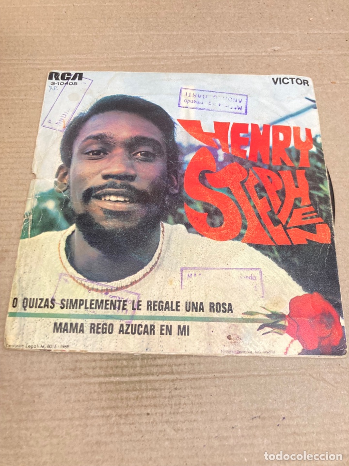 Discos de vinilo: Disco de vinilo Single Henry Stephen - Foto 1