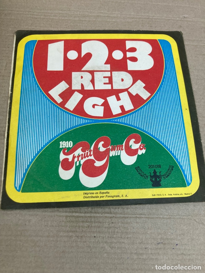 Discos de vinilo: Disco de vinilo Single 1-2-3 Red Light - Foto 2
