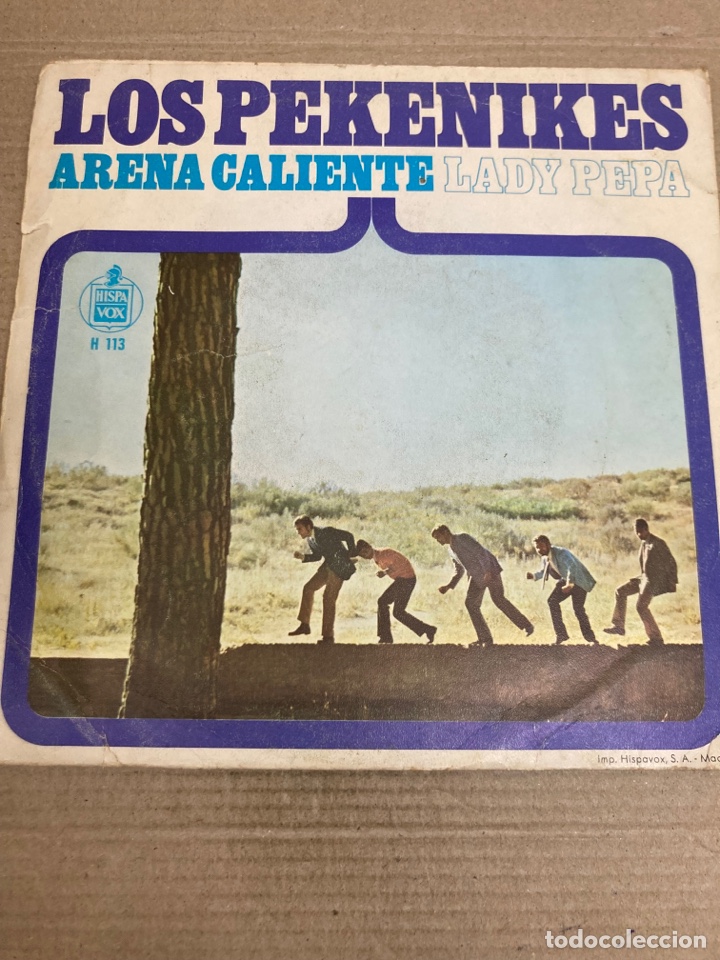 Discos de vinilo: Disco de vinilo Single Los Pekenikes - Foto 2
