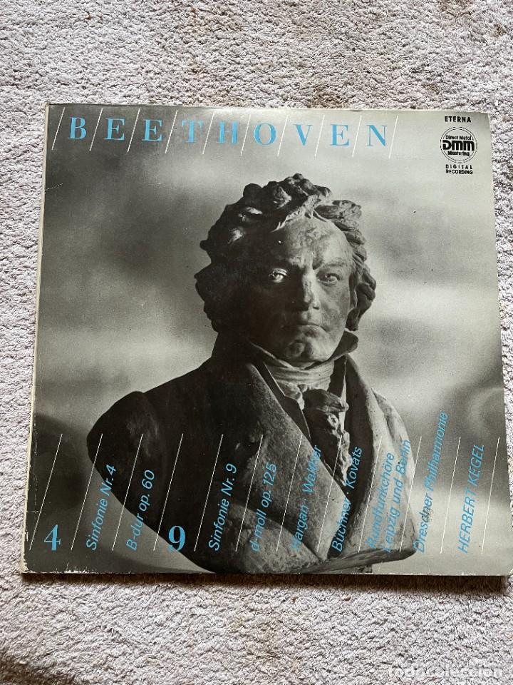 Discos de vinilo: BEETHOVEN. SINFON&Iacute;A N&Uacute;MERO 4 Y 9. - Foto 1