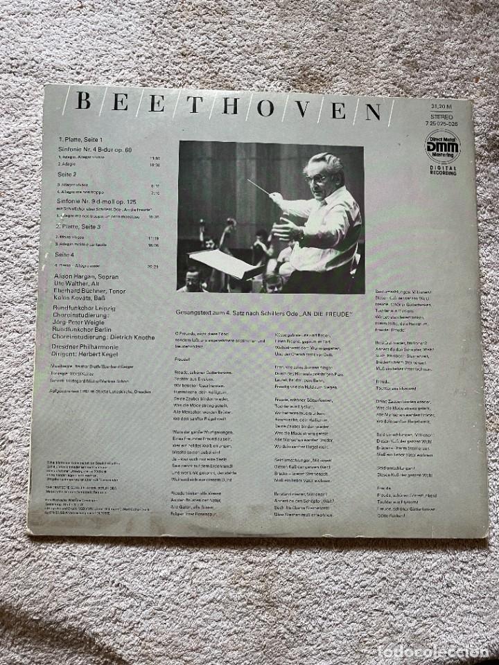 Discos de vinilo: BEETHOVEN. SINFON&Iacute;A N&Uacute;MERO 4 Y 9. - Foto 2