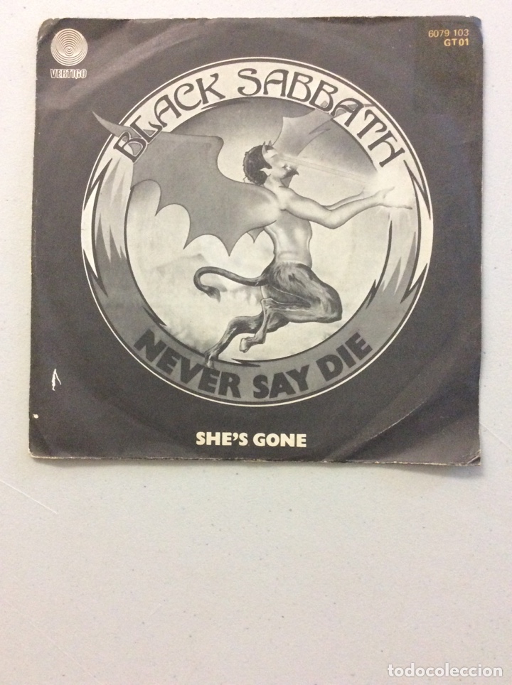 Discos de vinilo: Black Sabbath. Never say die. She&rsquo;s gone. - Foto 1