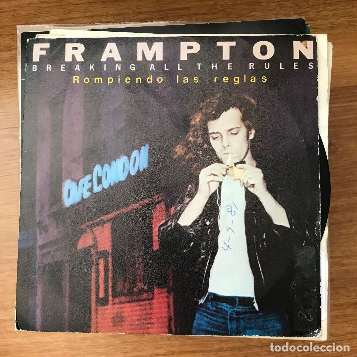 Discos de vinilo: PETER FRAMPTON - BREAKING ALL THE RULES - SINGLE A&M 1981 PROMO - Foto 1