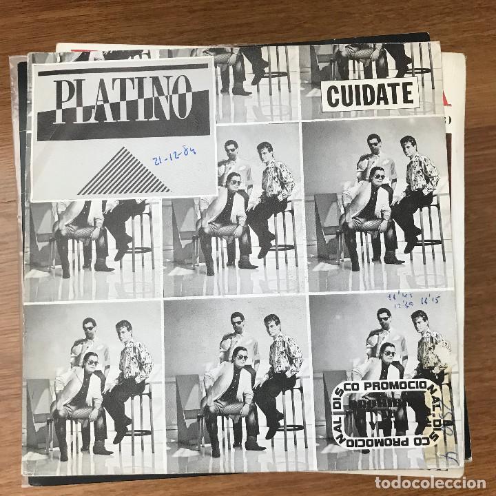 Discos de vinilo: PLATINO - C&Uacute;IDATE - SINGLE EMI 1984 PROMO - Foto 1
