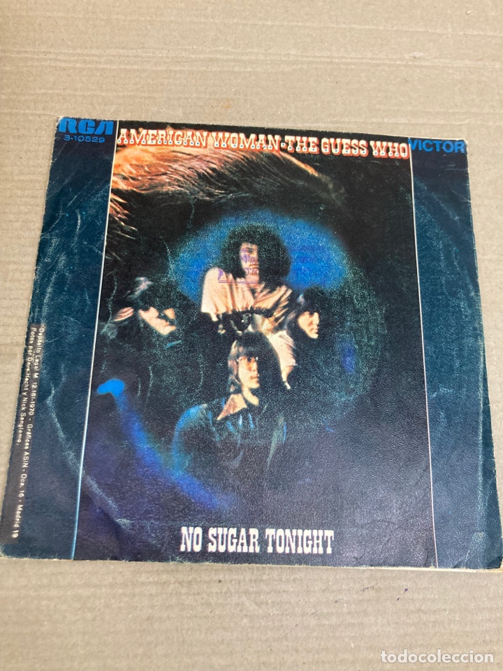 Discos de vinilo: Disco de vinilo Single The Gueess Who, American Woman