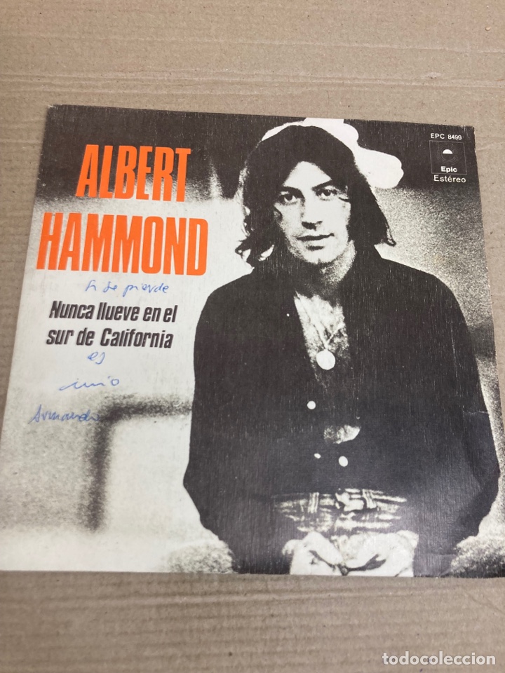 Discos de vinilo: Disco de vinilo Single Albert Hammond - Foto 1