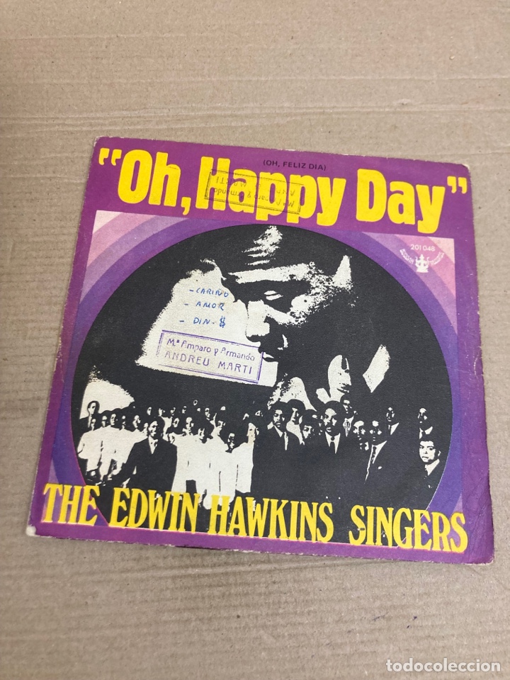 Discos de vinilo: Disco de vinilo Single The Edwin Hawking - Foto 2