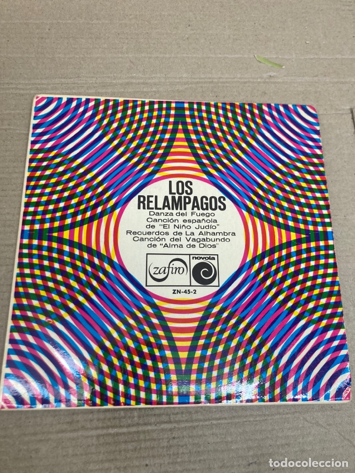Discos de vinilo: Disco de vinilo Single Los Rel&aacute;mpagos - Foto 1