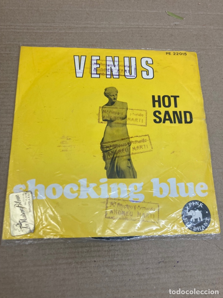 Discos de vinilo: Disco de vinilo Single Venus Hot Dand - Foto 1