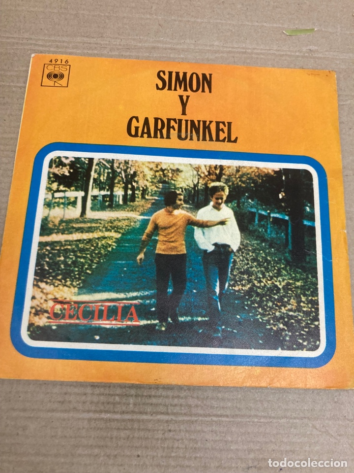 Discos de vinilo: Disco de vinilo Single Simon and Garfunkel CECILIA - Foto 1