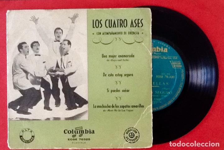 Discos de vinilo: SINGLE. LOS CUATRO ASES. ENVIO INCLUIDO. - Foto 1