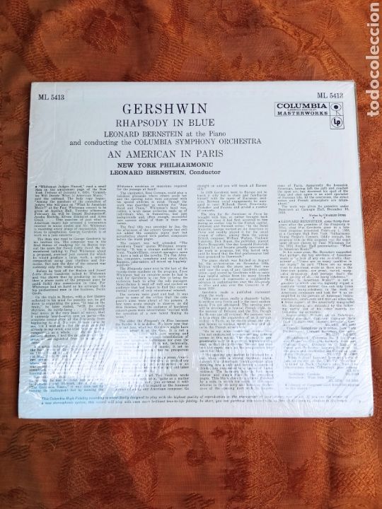 Discos de vinilo: LEONARD BERNSTEIN - Foto 2
