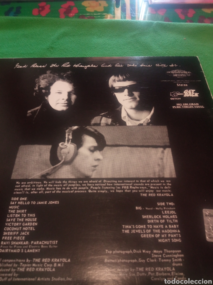 Discos de vinilo: The Red Krayola- Same - Foto 2