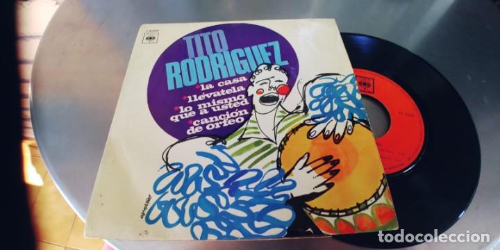 Discos de vinilo: TITO RODRIGUEZ-EP LA CASA +3 - Foto 1