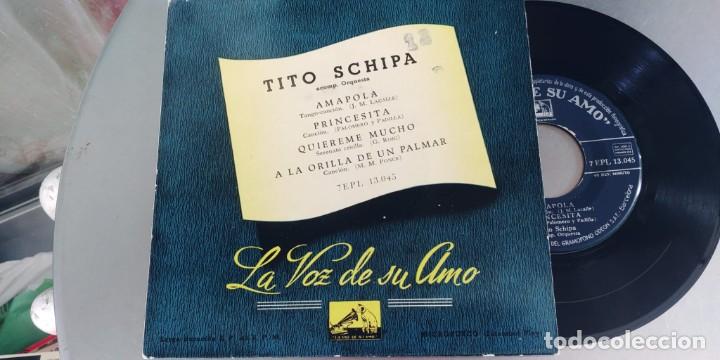 Discos de vinilo: TITO SCHIPA-EP AMAPOLA +3 - Foto 1