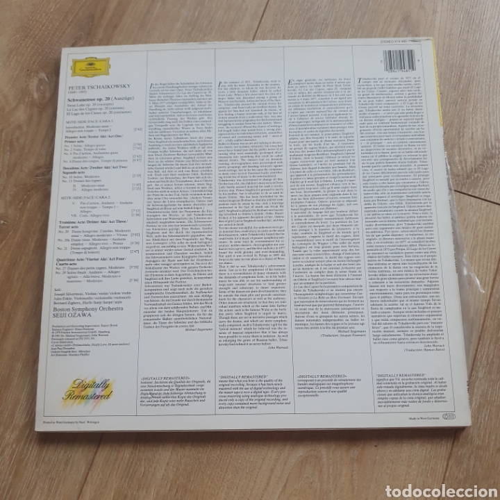 Discos de vinilo: &rdquo;Swan Lake&rdquo; - Peter Tchaikovsky - Foto 2