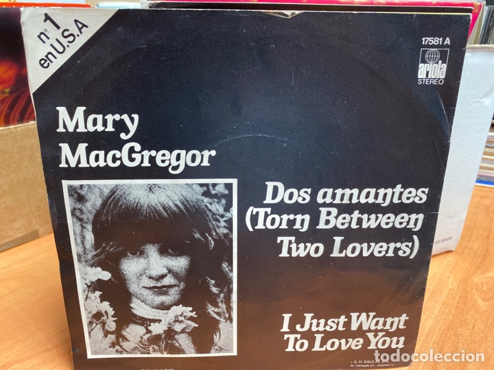 Discos de vinilo: Mary MacGregor - Dos Amantes (7&rdquo;, Single) - Foto 2