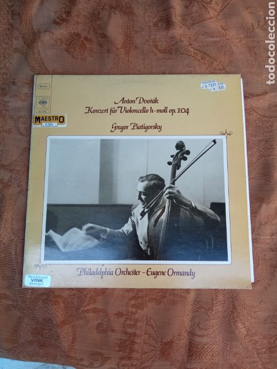 Discos de vinilo: DVORAK, CONCIERTO DE VIOLONCELO - Foto 1