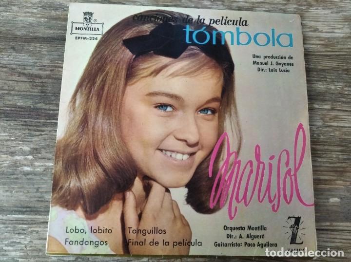Vinyl-Schallplatten: MARISOL- T&oacute;mbola BSO Ep ************* EP ESPA&Ntilde;OL 1962