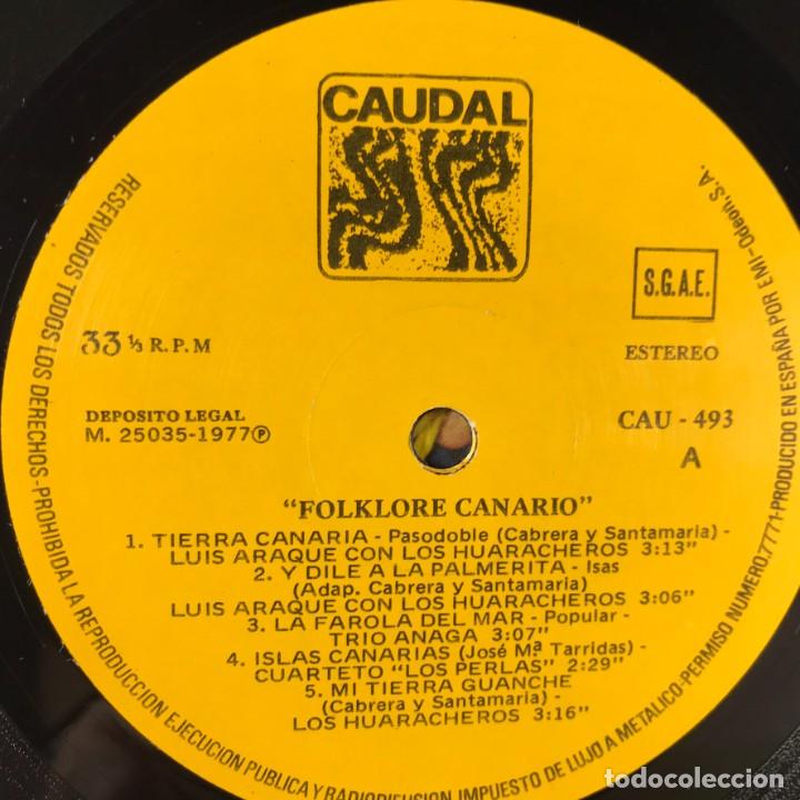 Discos de vinilo: Various &ndash; Folklore Canario - Vinyl, LP, Compilation - SPAIN - Foto 8