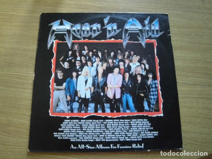 Discos de vinilo: VVAA- Hear&acute;n Aid ( varios hard rock ) - Foto 1