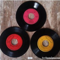 Discos de vinilo: LOTE TRES SINGLES-FUNDADOR ZARZUELA - MUSICA DE ORGANILLO - LA ZARZUELA. Lote 351007784